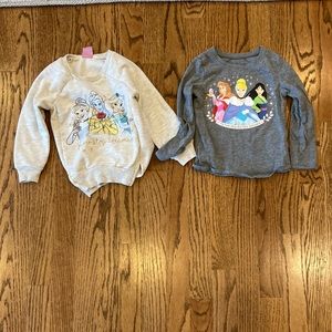 Disney Princess Sweatshirt and Tshirt 3T
